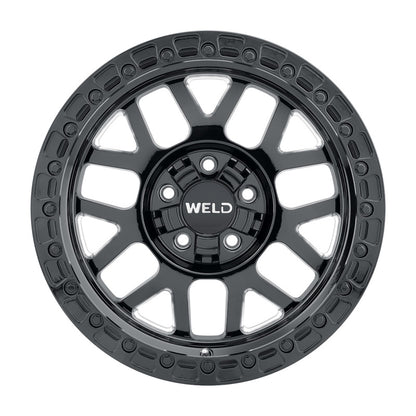 Weld Off-Road W105 17X9.0 Cinch 6X135 6X139.7 ET00 BS5.00 Gloss Black MIL 106.1 W10579098500 W10579098500 Photo - Primary