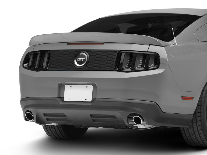 Raxiom 10-12 Ford Mustang Vector V2 LED Tail Lights - Gloss Black Housing (Clear Lens) 405839 405839 Photo - Close Up