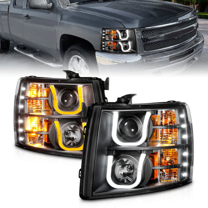 Anzo Chevy Silverado 1500 07-13 / 2500HD/3500HD Headlights W/ U-Bar Switch 111384 User 1