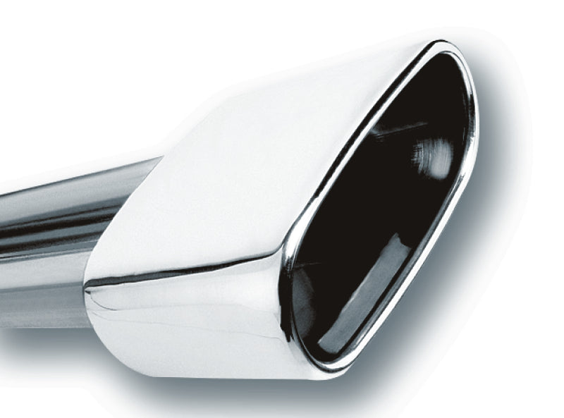Borla 2.5in Inlet 6.69in x 3in Rectangular Rolled Angle Cut Single Inlet x 5.63in Long Exhaust Tip 20244 20244 Photo - Primary