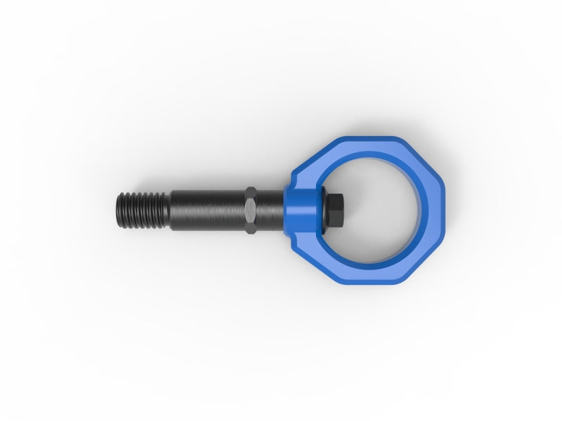 aFe Control Rear Tow Hook Blue 20-21 Toyota GR Supra (A90) 450-721002-L 450-721002-L Photo - Unmounted