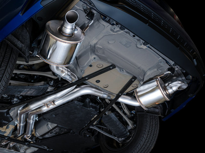 AWE Tuning AWE Audi 2019-2023 C8 A6/A7 3.0T Touring Edition Cat-back Exhaust- Turn Downs 3015-31003 3015-31003 Photo - Mounted