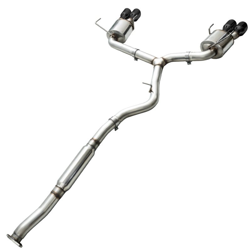 AWE Tuning 2015+ Subaru WRX VA Sedan Touring Edition Exhaust - Diamond Black Tips (102mm) 3015-43102 3015-43102 Photo - out of package