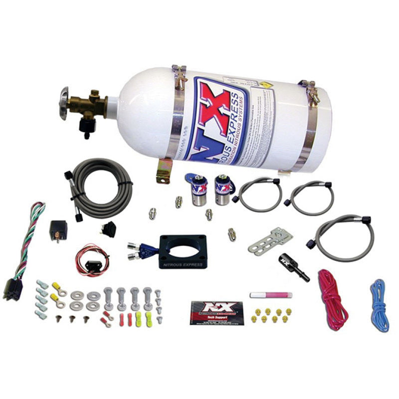 Nitrous Express 13-16 Dodge Dart 1.4L Turbo Nitrous Plate Kit (35-100HP) w/10lb Bottle 20941-10 20941-10 Photo - Primary