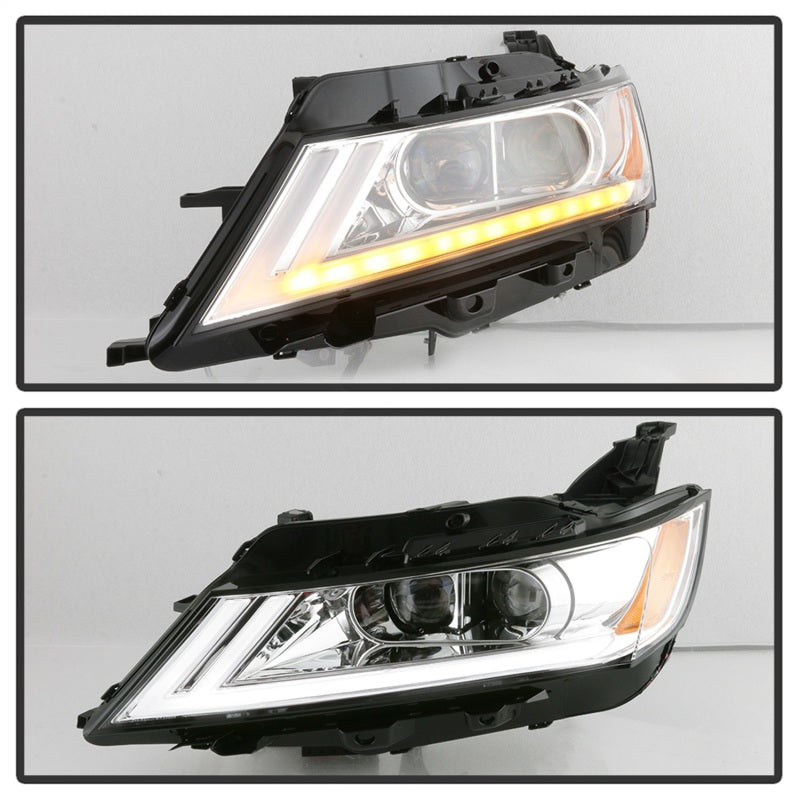SPYDER xTune 14-18 Chevy Impala (Excl Limited) DRL Halogen Proj Headlights - Chrm (PRO-JH-CIM15-LB-C) 9042898 9042898 Photo - Unmounted