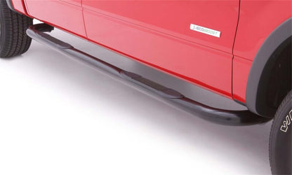 LUND 94-02 Dodge Ram 2500 Quad Cab 3in. Round Bent Steel Nerf Bars - Black 23072754 23072754 Photo - Primary