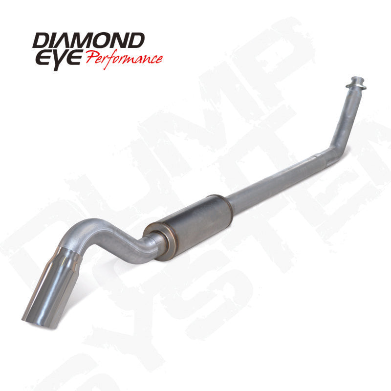 Diamond Eye Performance Diamond Eye 4in AL TURBO BACK SGL DUMP OUT 94-02 DODGE INCLUDING TIP K4212A-TD K4212A-TD Photo - Primary
