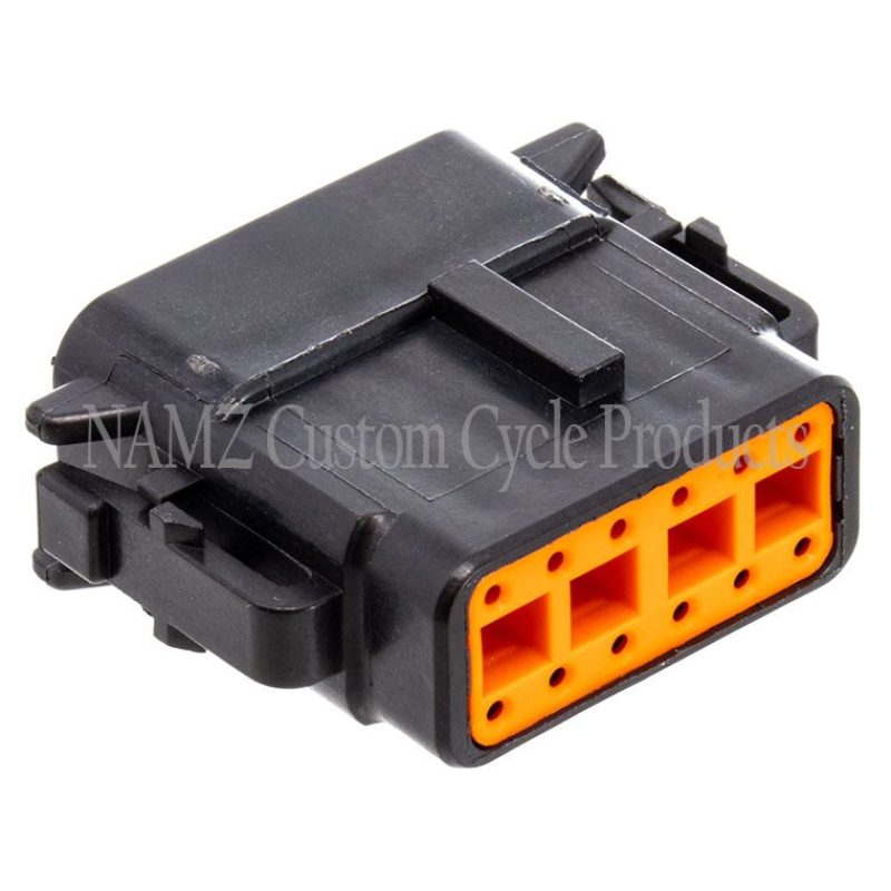 NAMZ Deutsch DTM 12-Position Plug w/12 Stamped Terminals & Wedgelock - Black (HD 74119-98BK) MDP-12B MDP-12B Photo - Primary