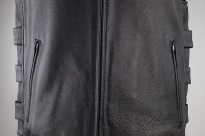 Kuryakyn Leather By River Road Plains Leather Vest Black - Small 094405 094405 User 3