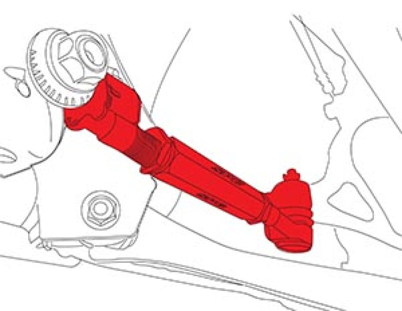SPC Performance Adjustable Rear Toe Arm 67675 67675 Line Art
