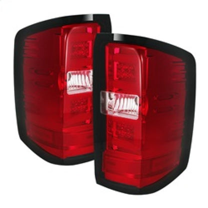 Spyder Chevy 1500 14-16 Light Bar LED Tail Lights Red Clear ALT-YD-CS14-LBLED-RC 5080011 5080011 Photo - Primary