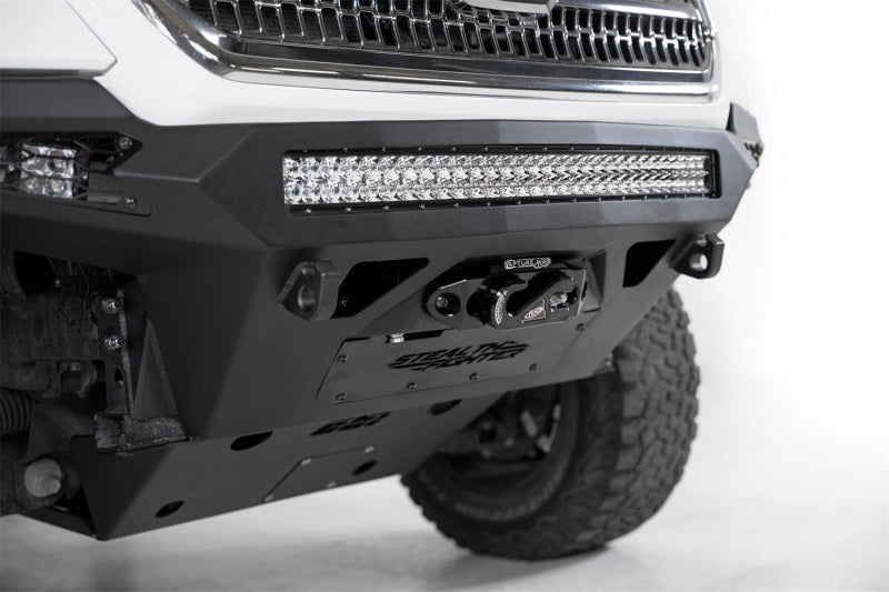 Addictive Desert Designs 16-19 Toyota Tacoma Stealth Fighther Front Bumper w/ Winch Mount F681202200103 F681202200103 Photo - Mounted