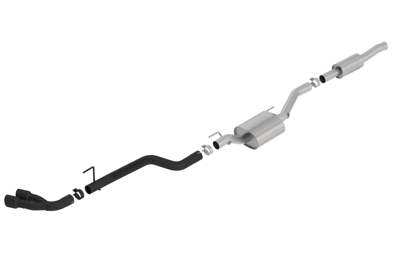 Borla 2020 Jeep Gladiator JT 3.6L V6 AWD ATAK Dual Side Catback w/ Black Tips 140813CB 140813CB Photo - Primary