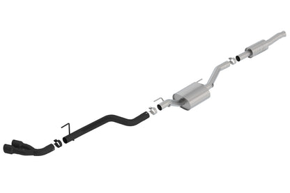 Borla 2020 Jeep Gladiator JT 3.6L V6 AWD ATAK Dual Side Catback w/ Black Tips 140813CB 140813CB Photo - Primary