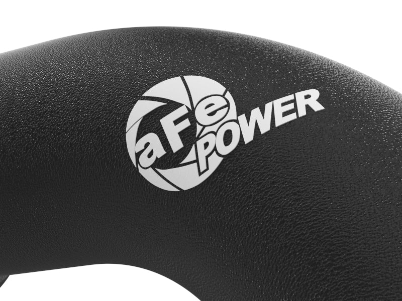 aFe 23-24 Ford F250/F350 Super Duty V8-6.7L BladeRunner 3 In. Aluminum Cold Charge Pipe- BLK 46-20689-B 46-20689-B Photo - Close Up