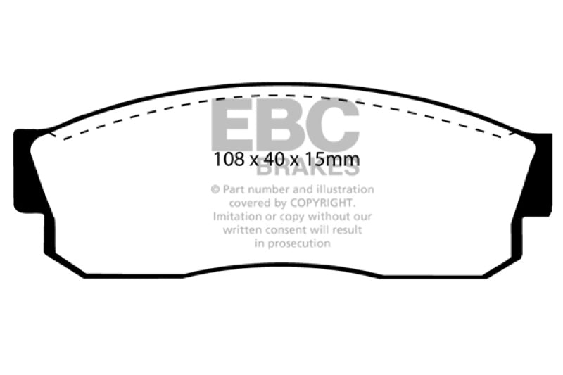 EBC Disc Brake Pad Set DP4452R Photo - Primary