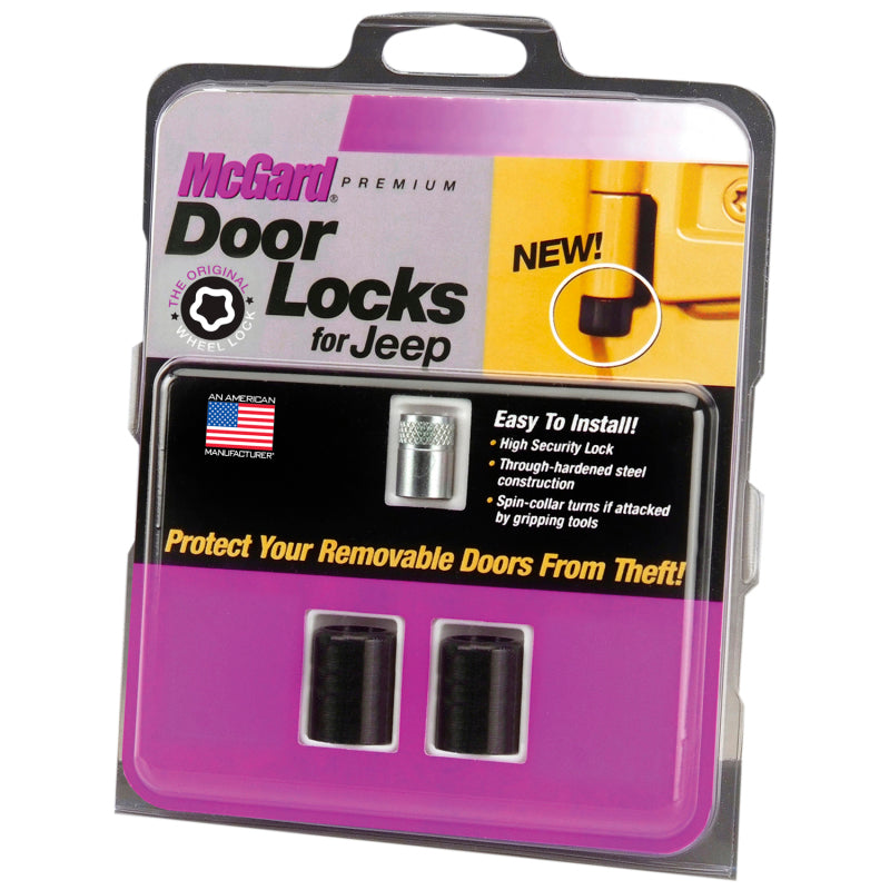 McGard 87-95 Jeep Wrangler YJ 2-Door Lock Set - (2 Locks) 76059 76059 Photo - in package