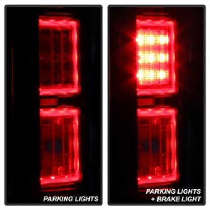 Spyder Ford F150 2015-2017 Light Bar LED Tail Lights - Red Clear ALT-YD-FF15015-LBLED-RC 5083692 5083692 Photo - Unmounted
