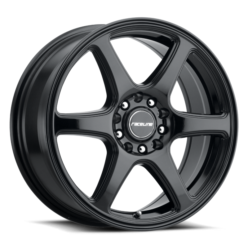 Raceline 146B Matrix 15x7in / 4x100/4x108 BP / 40mm Offset / 72.62mm Bore - Gloss Black Wheel 146B-57082+40 146B-57082+40 Photo - Primary