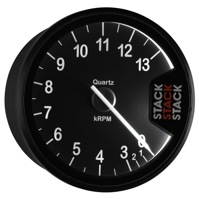 Autometer Stack Clubman Tachometer 80mm 0-3-13K RPM - Black ST200-0313 ST200-0313 User 6