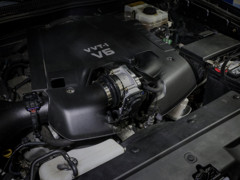 aFe POWER 03-09 Toyota 4Runner V6 4.0L / 10-14 Toyota FJ Cruiser V6 4.0L 76mm Billet Throttle Body 46-39103 46-39103 Photo - Mounted