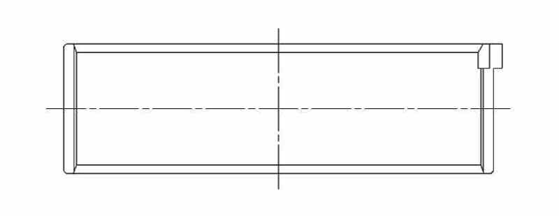 ACL Race Series Rod Bearings Acura 4 2.0L/2.4L K20A2/K24A Size: STD 4B1972HX-STD Technical Drawing