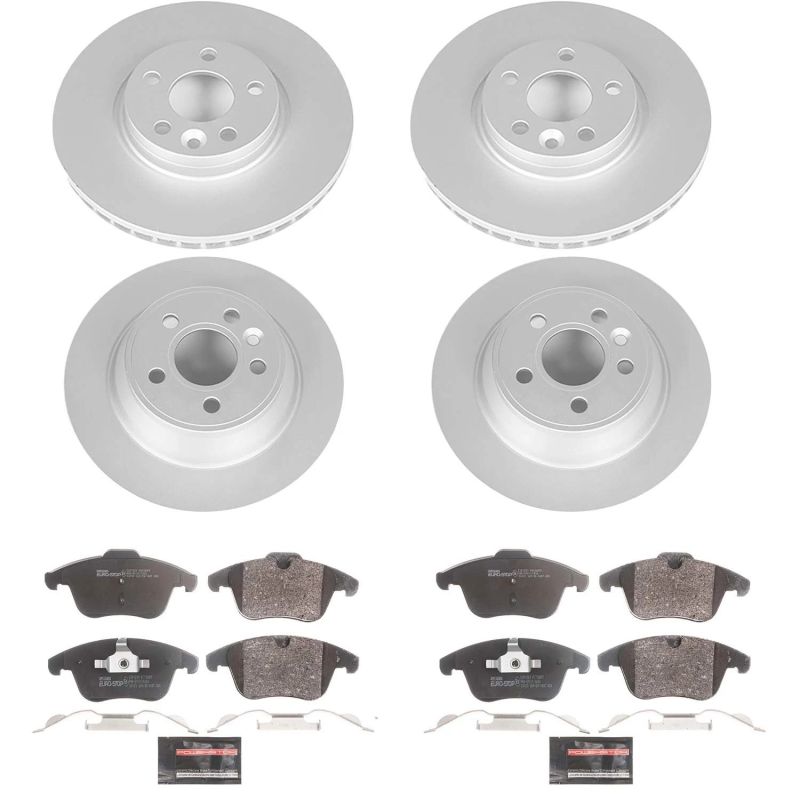 Power Stop 15-18 Volvo S60 Front Euro-Stop Brake Kit ESK4700 ESK4700 Photo - Primary