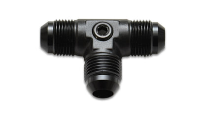 Vibrant Male AN Flare Tee Fitting with 1/8" NPT Port; Size: -8AN 16548 Photo - Primary