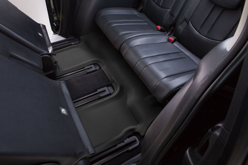 3D MAXpider 2021 Chevrolet Tahoe / GMC Yukon 7-Seats Kagu 3rd Row Floormats - Black L1CH09331509 L1CH09331509 Photo - Mounted