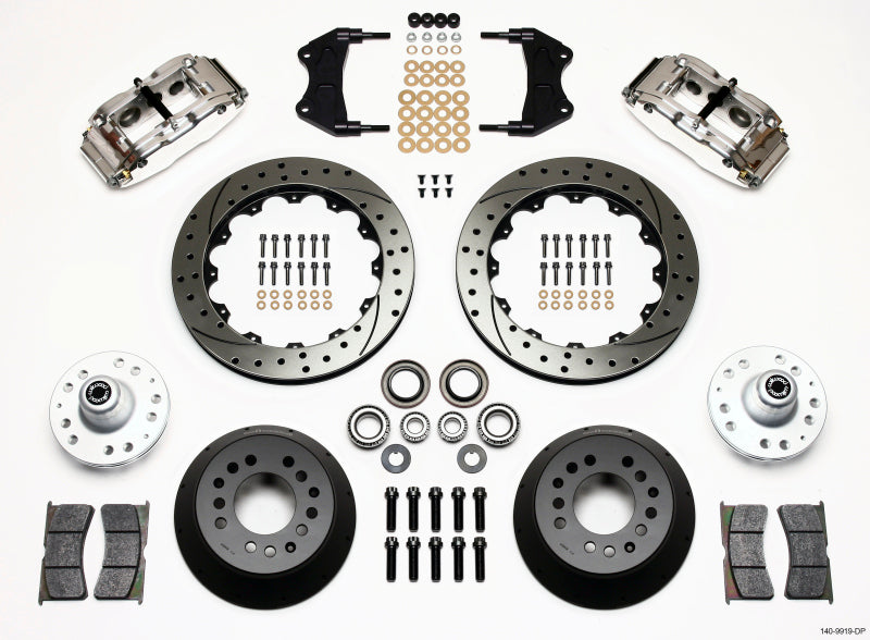 Wilwood Narrow Superlite 6R Front Hub Kit 12.88in Drill Pol WWE ProSpindle 140-9919-DP 140-9919-DP Photo - Primary