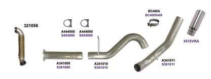 Diamond Eye Performance Diamond Eye KIT 4in DPF-BACK SGL w/ TDP AL 07.5-10 Chevy/GMC 6.6L Duramax 2500/3500 K4129A K4129A Photo - out of package