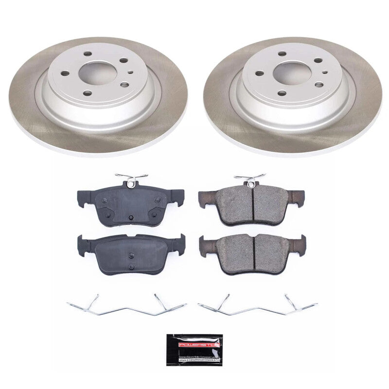 PowerStop Power Stop 13-16 Lincoln MKZ Rear Semi-Coated Rotor Kit SC6559 SC6559 Photo - Primary