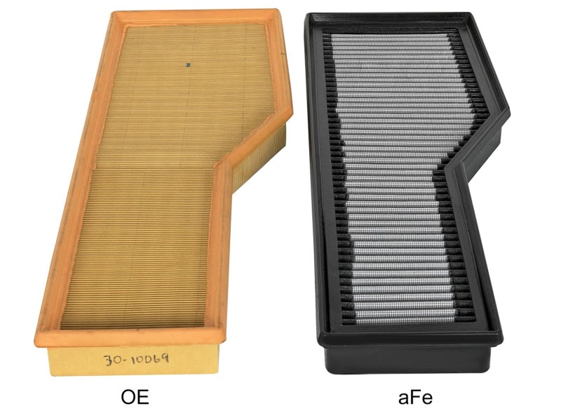 aFe Magnum FLOW Pro DRY S OE Replacement Filter Porsche 911 Carrera (997) 31-10069 Photo - Unmounted