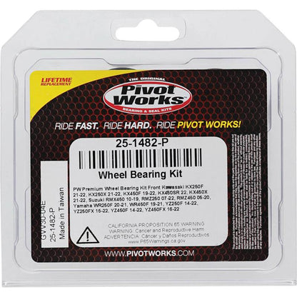 Pivot Works Kawasaki, Suzuki, Yamaha Wheel Bearing Kit Premium Bearings 25-1482-P 25-1482-P Photo - Primary