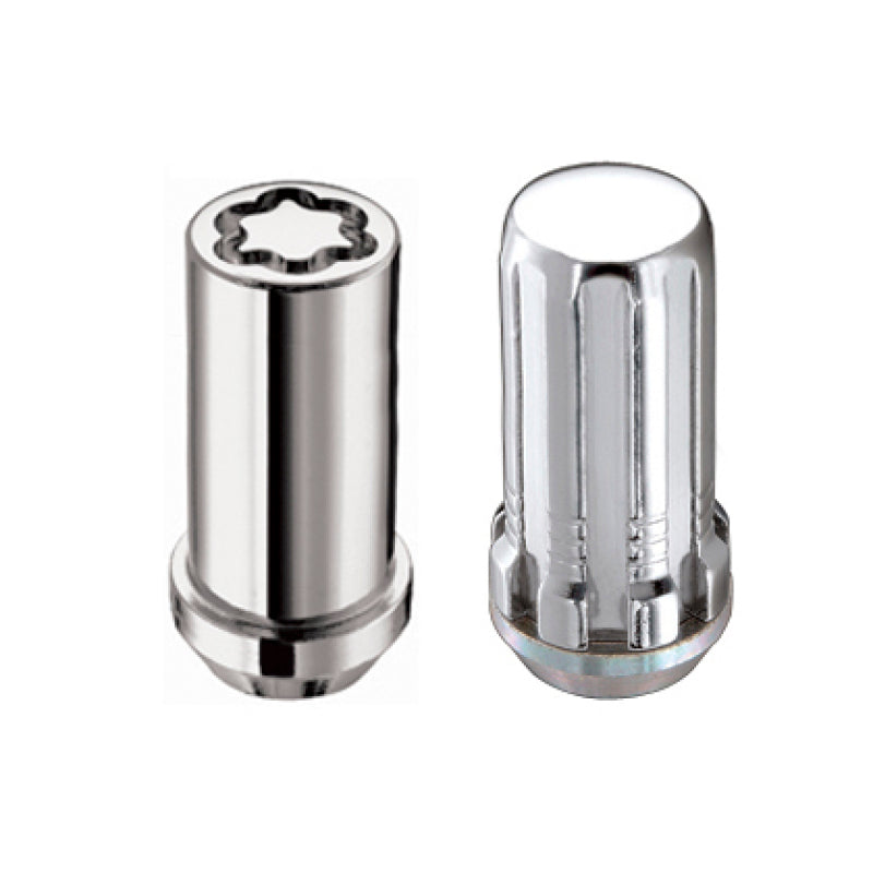 McGard SplineDrive Tuner 6 Lug Install Kit w/Locks & Tool (Cone) M14X1.5 / 22mm Hex - Chrome 65630 65630 Photo - Primary