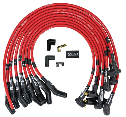 Moroso Ignition Wire Set, Ultra 40, Unsleeved, Ford 302, Red 73696 User 1