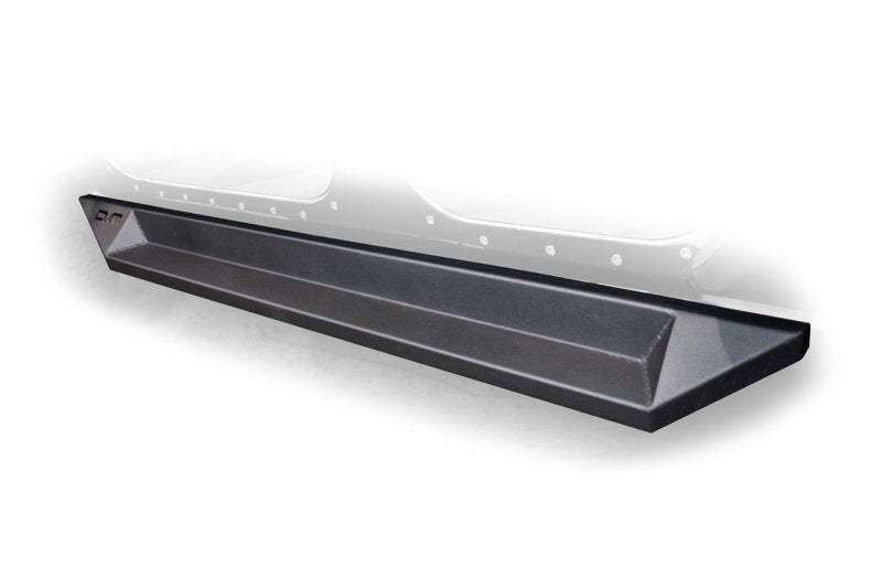 DV8 Offroad 07-18 Jeep Wrangler JK Plated Steel Rock Slider Steps - Matte Black (4 Door Only) SRSOTB-10 SRSOTB-10 Photo - Primary