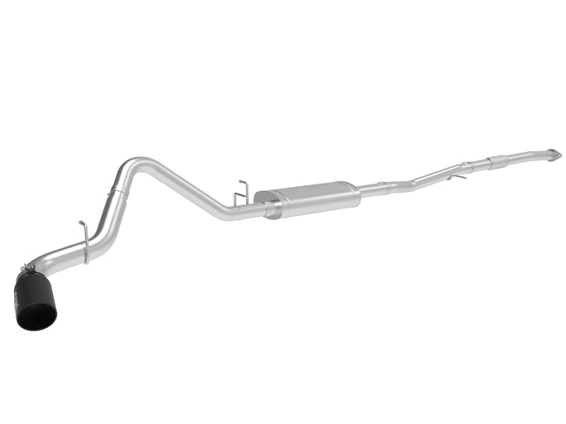 AFE Apollo GT Series 19-20 GM 1500 2.7L (T) 409 SS CB Exhaust System w/Black Tip 49-44108-B 49-44108-B Photo - Primary