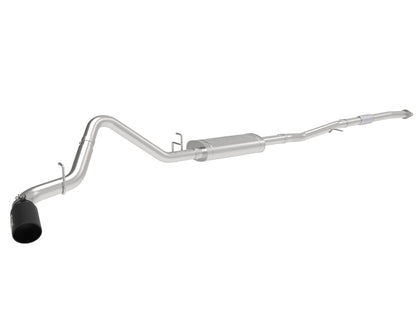 AFE Apollo GT Series 19-20 GM 1500 2.7L (T) 409 SS CB Exhaust System w/Black Tip 49-44108-B 49-44108-B Photo - Primary