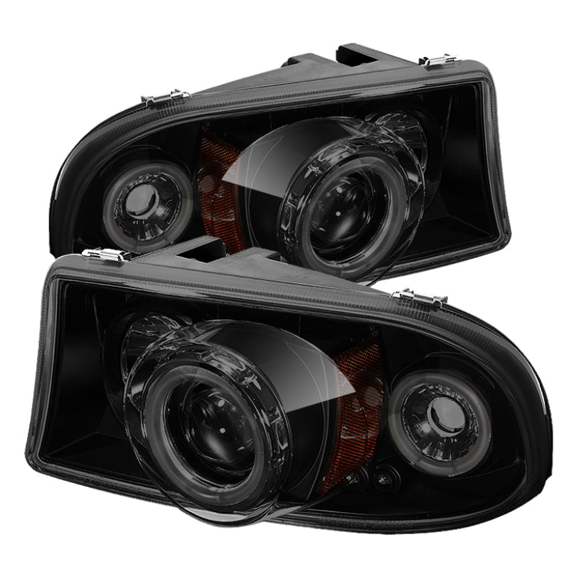 Spyder Dodge Dakota 97-04/Durango 98-03 1PC Projector Headlights LED Halo LED Chrm PRO-YD-DDAK97-C 5009791 5009791 User 1