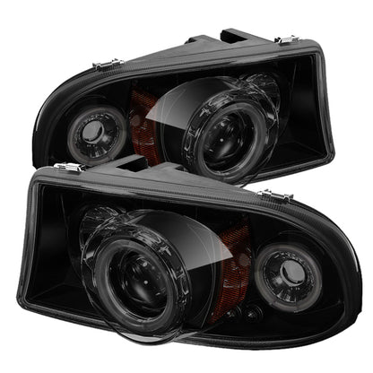 Spyder Dodge Dakota 97-04/Durango 98-03 1PC Projector Headlights LED Halo LED Chrm PRO-YD-DDAK97-C 5009791 5009791 User 1