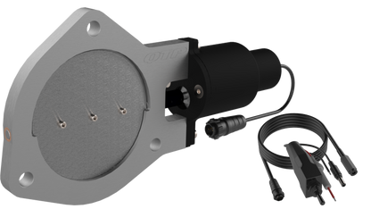 QTP 4in Bolt-On QTEC Electric Cutout Valve - Single QTEC40 QTEC40 Photo - Primary