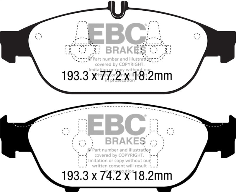 EBC Disc Brake Pad Set DP42169R Photo - Primary