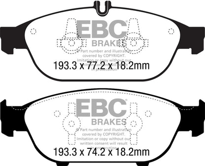 EBC Disc Brake Pad Set DP42169R Photo - Primary