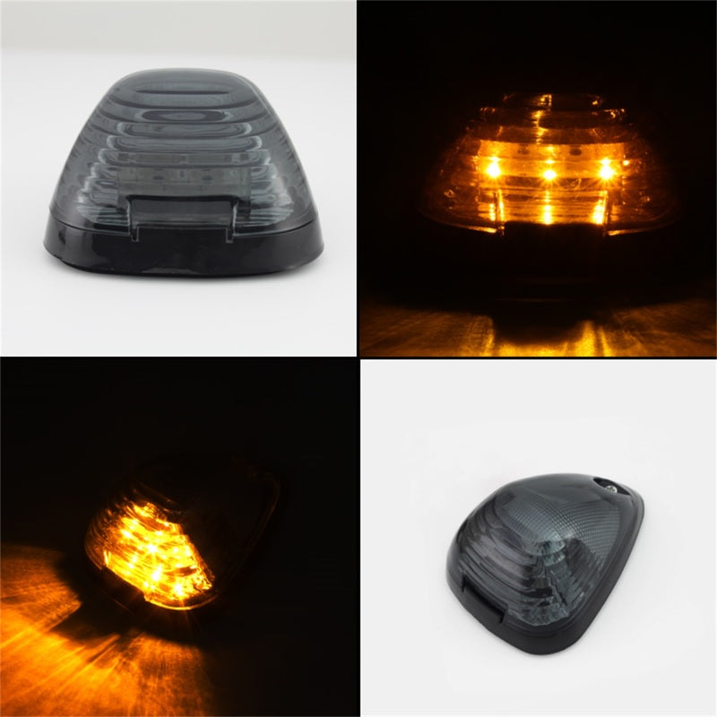 SPYDER xTune Ford SuperDuty F250-F250 99-15 Amber LED Cab Roof lights - Smoke ACC-LED-FDSD99-CR-SM 9924590 9924590 Photo - Unmounted
