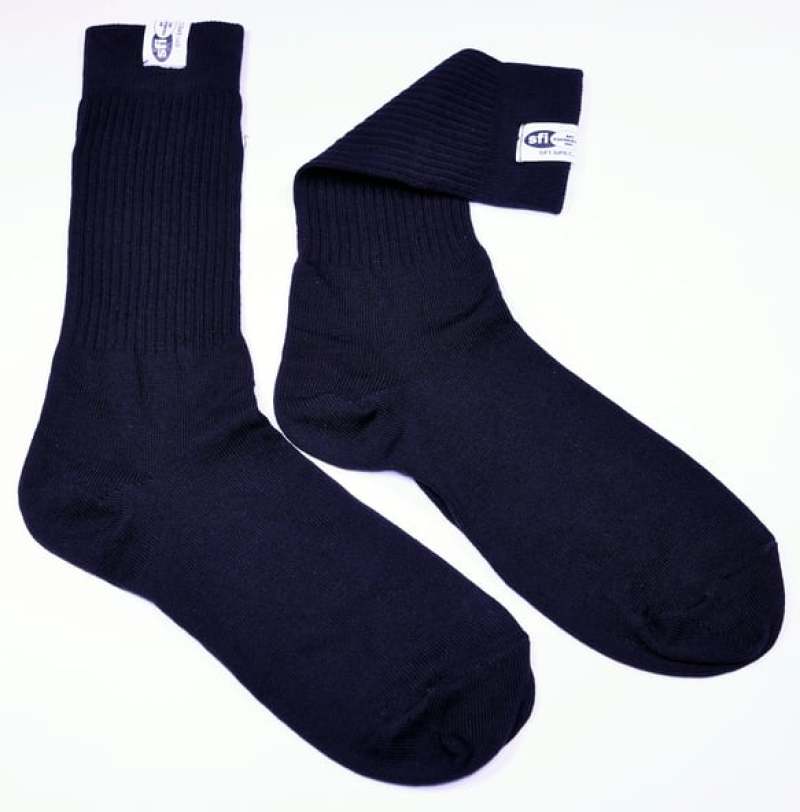 Racequip SFI 3.3 Fire Retardant Socks XX-Small -Shoe Size K8-13 Black 411990 411990 User 1