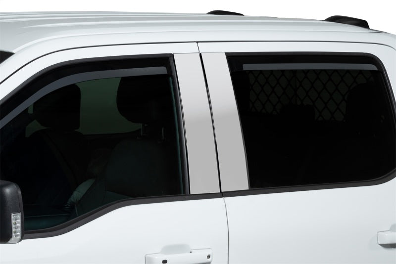 Putco 2021 Ford F-150 - Super Crew / Super Cab / Reg Cab Element Chrome Window Visors (Front Only) 480026 480026 Photo - Primary