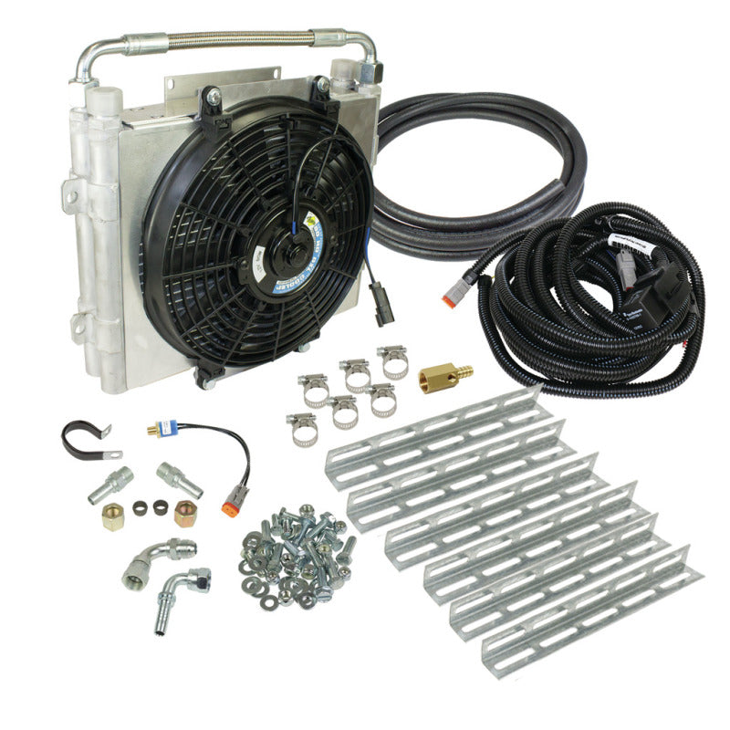 BD Diesel Xtrude Double Stacked Transmission Cooler Kit - Universial 5/8in Tubin 1030606-DS-58 Photo - Primary