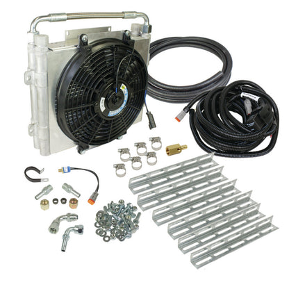 BD Diesel Xtrude Double Stacked Transmission Cooler Kit - Universial 5/8in Tubin 1030606-DS-58 Photo - Primary