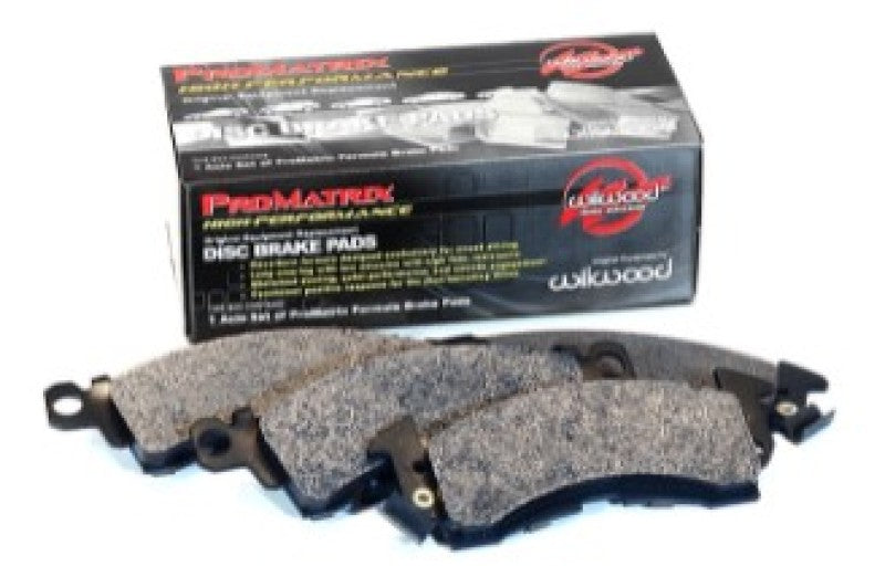 Wilwood Pad Set Promatrix D1180 150-D1180K 150-D1180K User 1